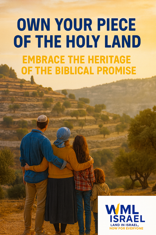 👨👩👧👦 Posséder un terrain en Israël : la meilleure façon de préparer l’avenir de sa famille