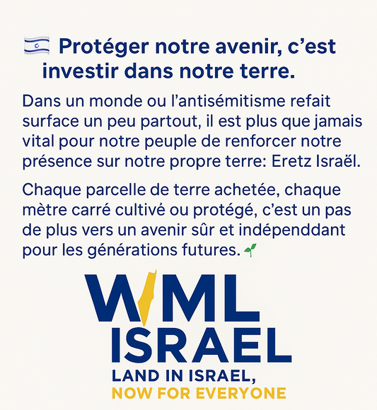 💰 Pourquoi investir dans la terre en Israël est l’un des placements les plus sûrs du Moyen-Orient