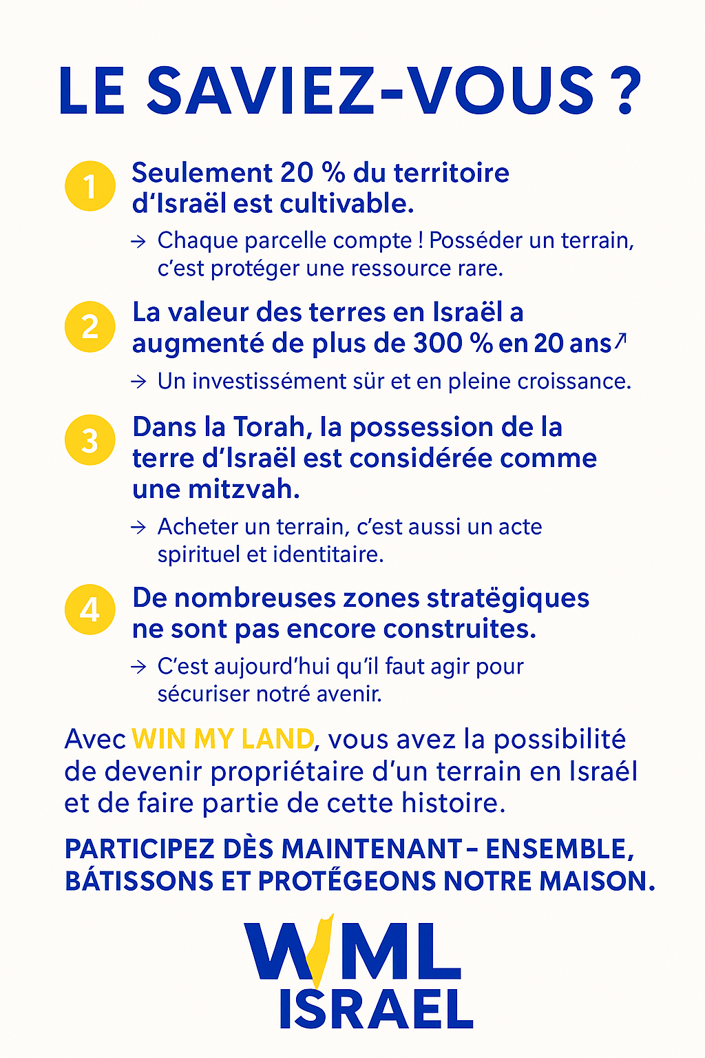 🏡 Ce qu’il faut savoir avant d’acheter un terrain en Israël
