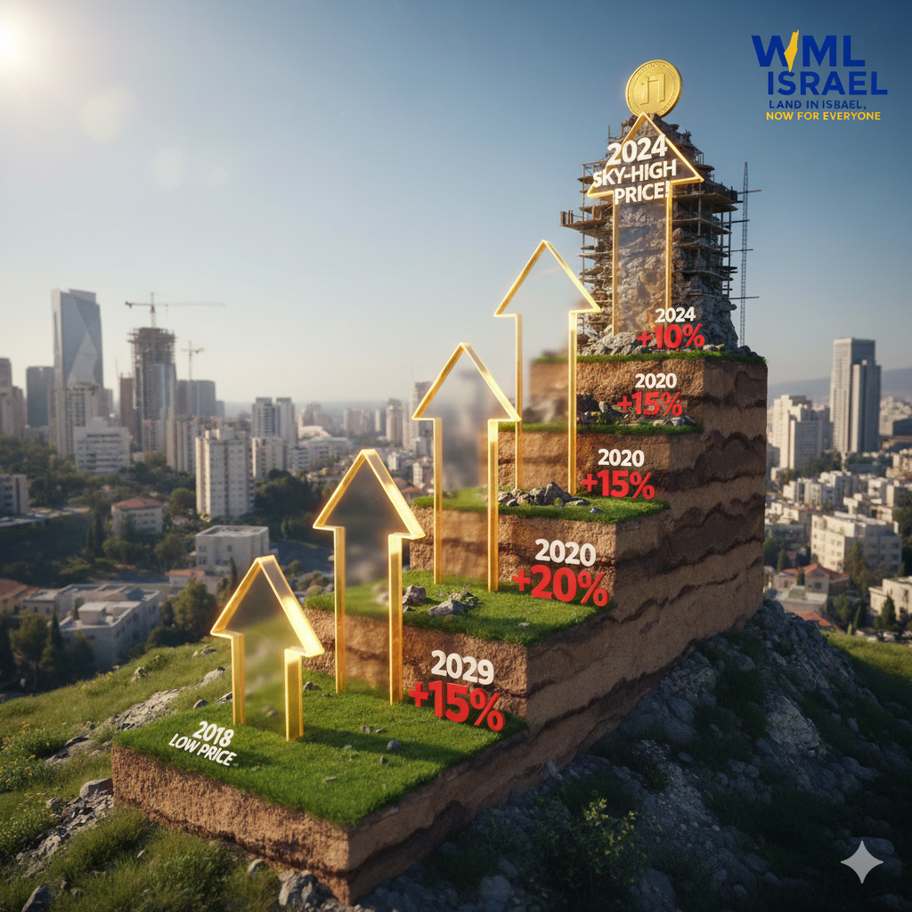 📈 Pourquoi la terre en Israël ne cesse de prendre de la valeur
